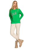 Versatile Embroidered Sweatshirt for Sporty Elegance
