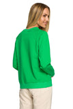 Versatile Embroidered Sweatshirt for Sporty Elegance