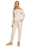 Versatile Embroidered Sweatshirt for Sporty Elegance