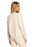 Versatile Embroidered Sweatshirt for Sporty Elegance