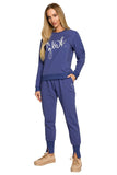 Versatile Embroidered Sweatshirt for Sporty Elegance