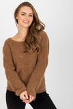 Cozy Acrylic-Mohair Wool Blend Sweater - One Size
