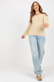 Cozy Acrylic-Mohair-Wool Blend Knit Sweater