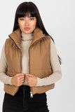 Insulated Quilted Women's Zippered Vest with Lining