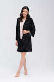 Silky Viscose Classic Bathrobe with Adjustable Belt