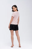 Stylish T-Shirt and Short Shorts Pajama Set