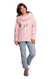 Cozy Oversized Sweatshirt with Hood for Cold Days