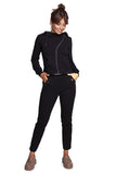 Fashionable Knit Pants with Elastic Waistband & Side Pockets