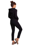Fashionable Knit Pants with Elastic Waistband & Side Pockets