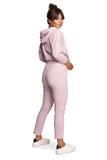 Stylish Knitted Sweatpants with Decorative Zips and Pockets