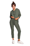 Cotton-Polyester Blend Casual Pants for Everyday Wear
