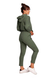 Cotton-Polyester Blend Casual Pants for Everyday Wear