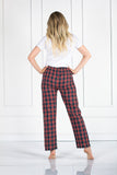 Cozy Women's Short Sleeve Pajama Set with Pocket