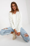 Heart Neckline Long Sleeve Women's Sweater