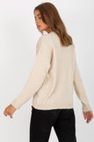 Heart Neckline Long Sleeve Women's Sweater - Versatile Style