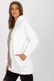 Two-Color Long Sleeve Hooded Women's Sweatshirt