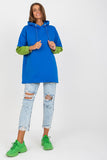 Extended Cut Women's Hooded Sweatshirt with Long Sleeves