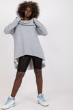 Asymmetrical Hooded Long Sleeve Women's Sweatshirt