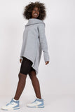 Asymmetrical Hooded Long Sleeve Women's Sweatshirt