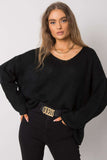 Heart Neckline Asymmetrical Women's Long Sleeve Sweater