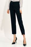 Feminine Chino Pants with Elastic Waistband and Pockets