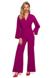 Elegant Flared Sleeve Jumpsuit for Special Occasions