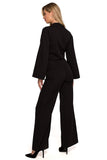 Elegant Flared Sleeve Jumpsuit for Special Occasions