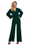 Elegant Flared Sleeve Jumpsuit for Special Occasions