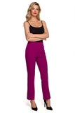 Comfortable Spandex-Polyester Blend Trousers