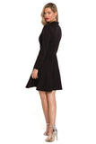 Charming Flared Dress with Envelope Neckline for Any Occasion