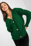 Openwork Women's Button-Down Long Sleeve Sweater