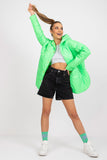 Women's Quilted Transitional Jacket with Hood and Pockets