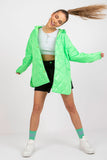 Women's Quilted Transitional Jacket with Hood and Pockets