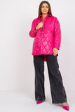 Transitional Quilted Jacket with Long Sleeves and Pockets