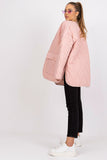 Transitional Quilted Jacket with Long Sleeves and Pockets