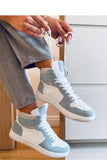 Chic Lace-Up Eco-Friendly Women's Ankle Sneakers