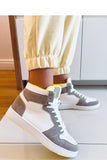 Timeless Lace-Up Ankle Sneakers in Trendy Color Combos