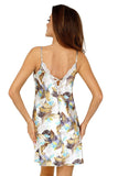 Delicate Satin Chemise with Lace Trim and Adjustable Straps