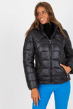 Women's Down Quilted Jacket with Detachable Hood & Pockets