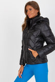 Women's Down Quilted Jacket with Detachable Hood & Pockets