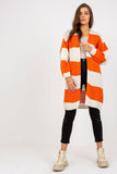Colorful Striped Long Sleeve Unbuttoned Cardigan