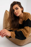 Colorful Striped Long Loose Sleeve Unbuttoned Cardigan