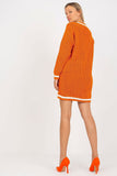 Long Sleeve Knit Dress with Heart Neckline