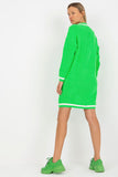 Long Sleeve Knit Dress with Heart Neckline