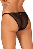 Elegant Lace Panties with Jewelry Pendant and Sheer Design