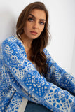 Women's Long-Sleeved Unbuttoned Sweater in Soft Blend