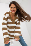 Loose-Fit Women's Long Sleeve Sweater for Everyday Wear