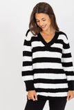 Loose-Fit Women's Long Sleeve Sweater for Everyday Wear