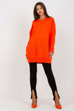 Extended Cut Women's Sweater with Heart Neckline