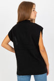 Plaid Weave Sleeveless Knitted Jacket for Versatile Style